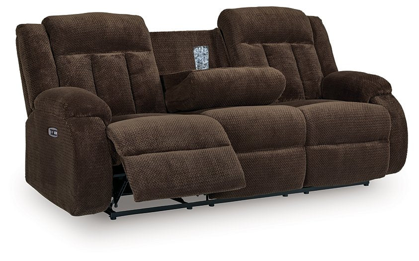 Five Star Furniture - Observation Power Reclining Sofa with Drop Down Table - Five Star Furniture & Mattress (GA)
