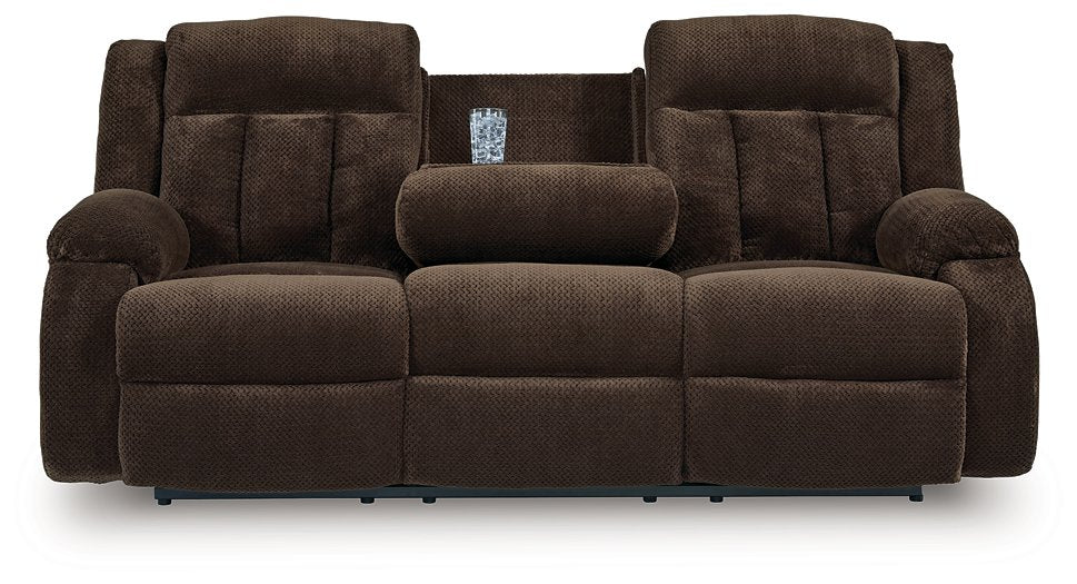 Five Star Furniture - Observation Power Reclining Sofa with Drop Down Table - Five Star Furniture & Mattress (GA)