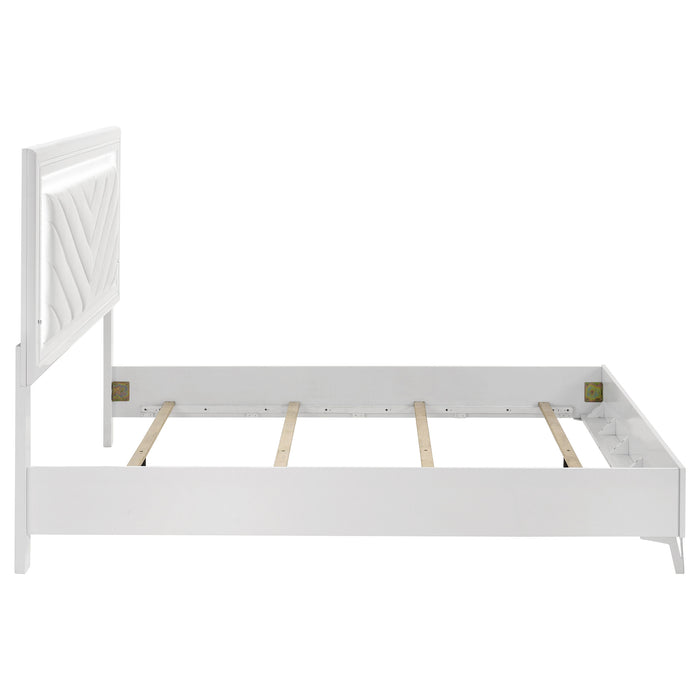 Five Star Furniture - Cassia Panel Bed with LED Lighting