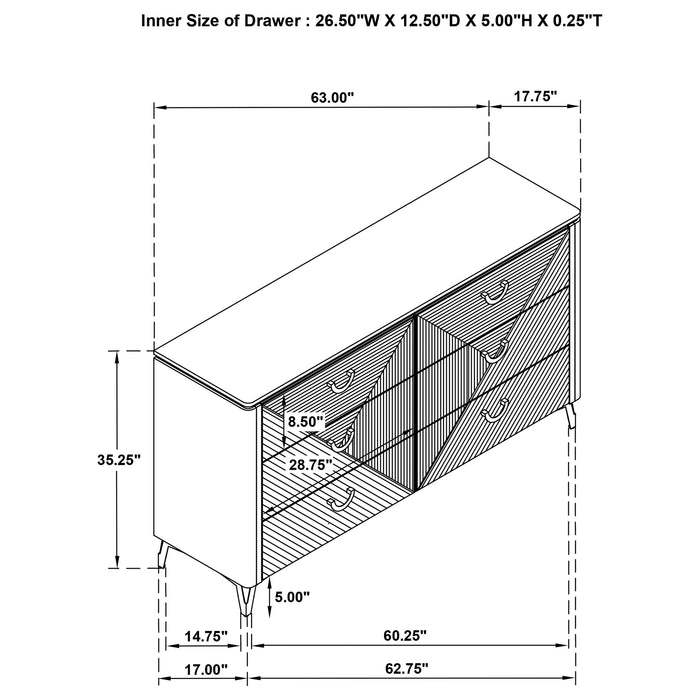 Five Star Furniture - Cassia Dresser