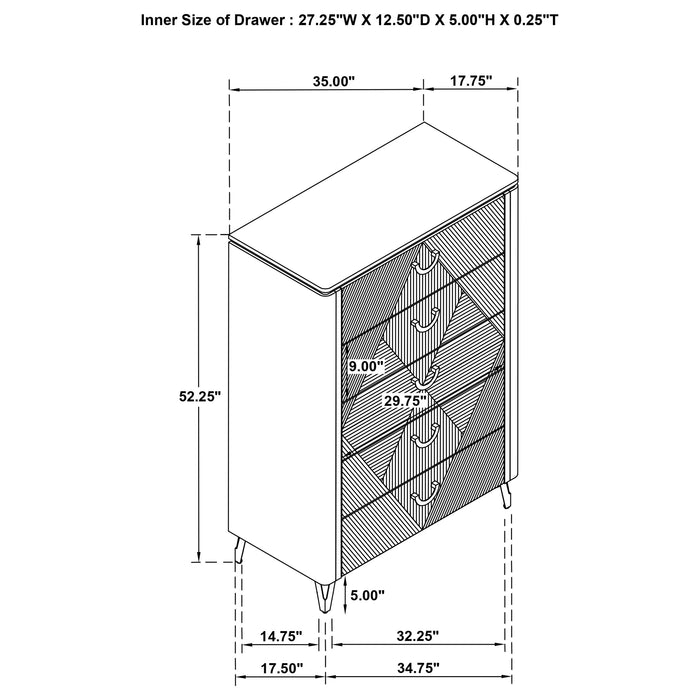 Five Star Furniture - Cassia Chest of Drawers