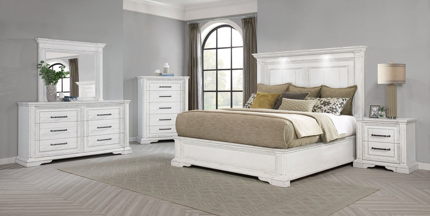 Five Star Furniture - McKinney Panel Bed with LED Lighting