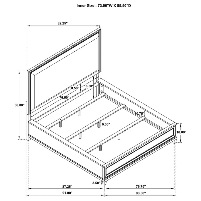 Five Star Furniture - Pembroke Panel Bed