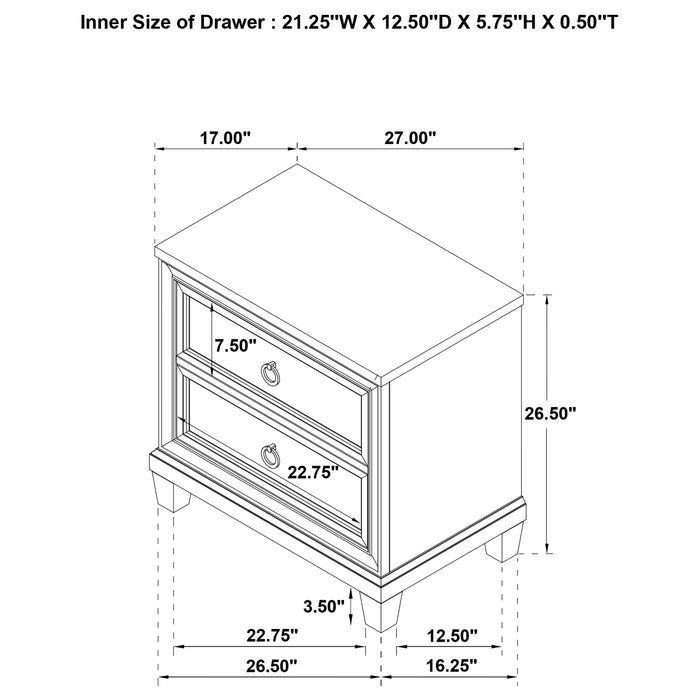 Five Star Furniture - Pembroke Nightstand