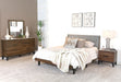 Five Star Furniture - Mays Upholstered Bedroom Set Walnut Brown and Grey image