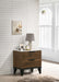 Five Star Furniture - Mays 2-drawer Nightstand Walnut Brown with Faux Marble Top image