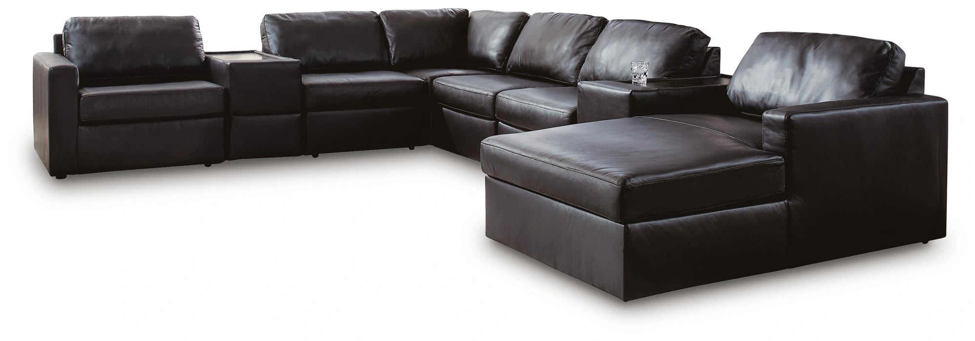 Five Star Furniture - Modmax II Sectional with Chaise and Storage Consoles