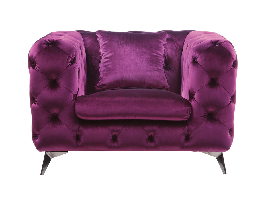Five Star Furniture - Atronia Purple Fabric Chair