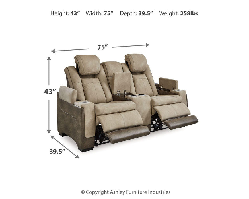Five Star Furniture - Next-Gen DuraPella Power Reclining Loveseat with Console
