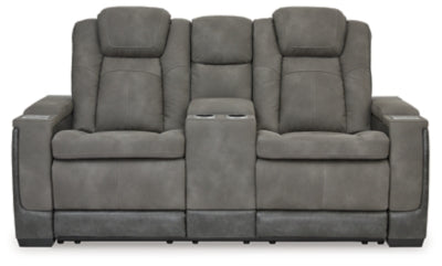 Five Star Furniture - Next-Gen DuraPella Power Reclining Loveseat with Console - Five Star Furniture & Mattress (GA)