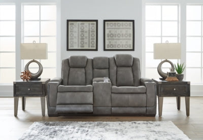 Five Star Furniture - Next-Gen DuraPella Power Reclining Loveseat with Console - Five Star Furniture & Mattress (GA)