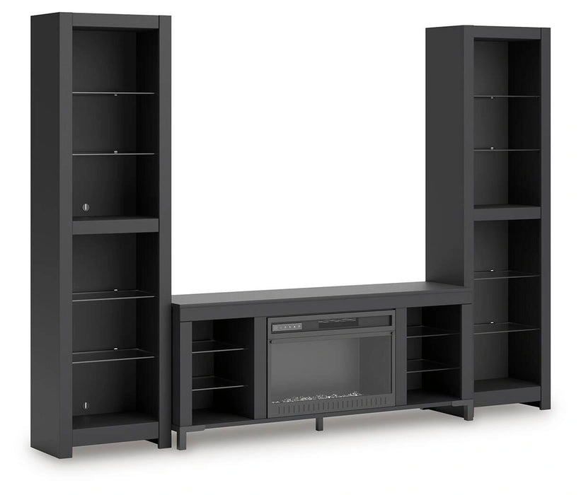 Five Star Furniture - Cayberry Entertainment Center with Electric Fireplace