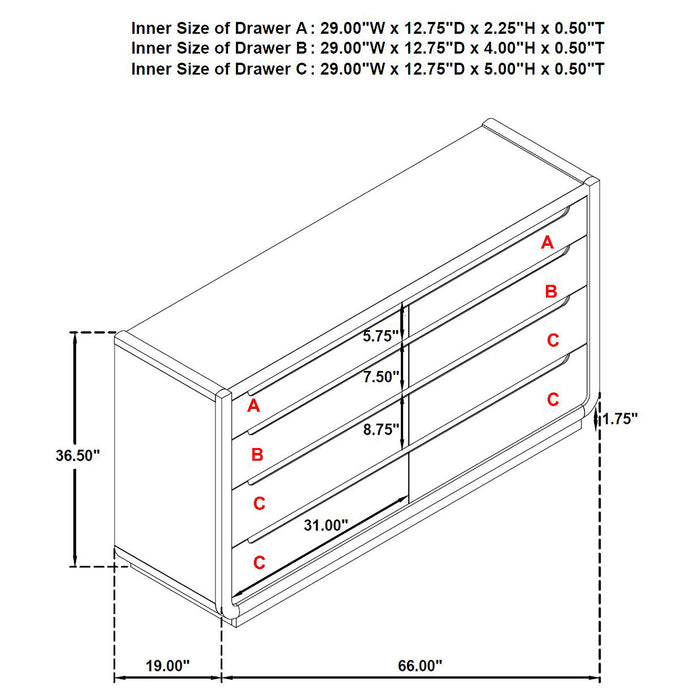 Five Star Furniture - Leandro Bedroom Set