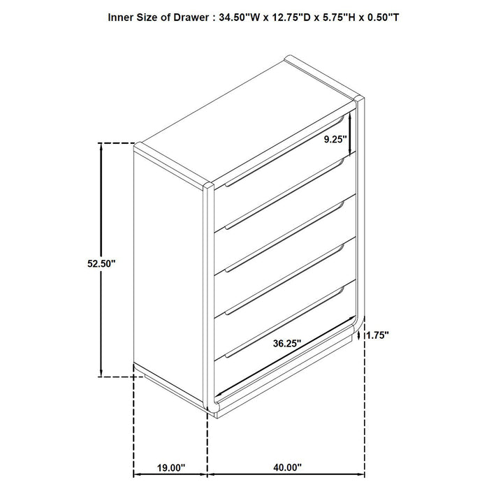 Five Star Furniture - Leandro Chest of Drawers