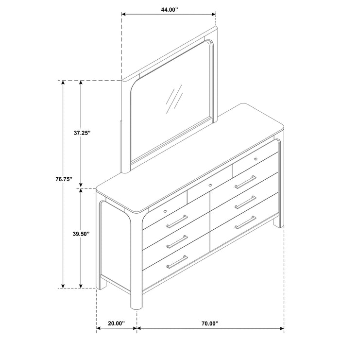 Five Star Furniture - Solano Dresser with Mirror