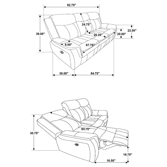 Five Star Furniture - Lawrence Reclining Sofa