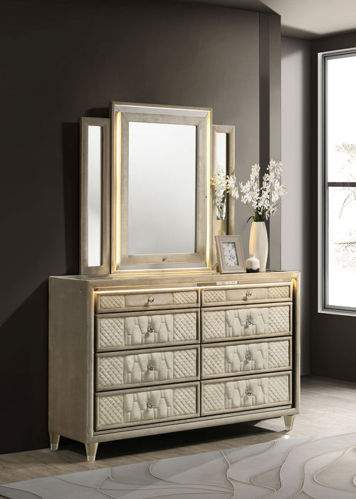 Five Star Furniture - Lorient LED Dresser with LED Mirror