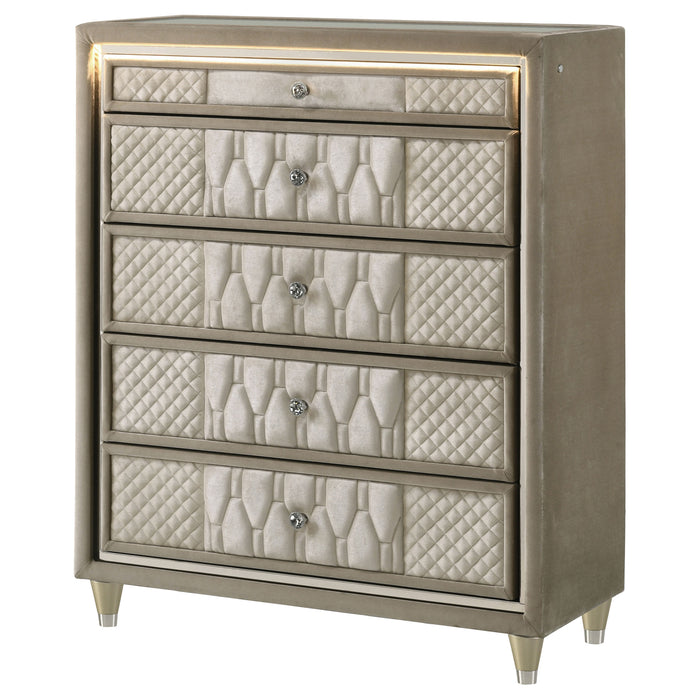 Five Star Furniture - Lorient Chest of Drawers with LED Lighting
