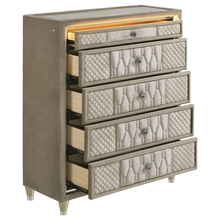 Five Star Furniture - Lorient Chest of Drawers with LED Lighting
