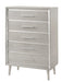 Five Star Furniture - Ramon 5-drawer Chest Metallic Sterling image