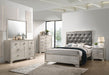 Five Star Furniture - Salford 5-piece Eastern King Bedroom Set Metallic Sterling image