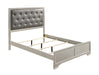 Five Star Furniture - Salford Queen Panel Bed Metallic Sterling and Charcoal Grey image