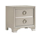 Five Star Furniture - Salford 2-drawer Nightstand Metallic Sterling image