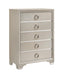 Five Star Furniture - Salford 5-drawer Chest Metallic Sterling image