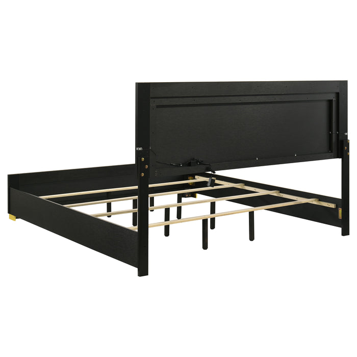 Five Star Furniture - Marceline Panel Bed with LED Lighting