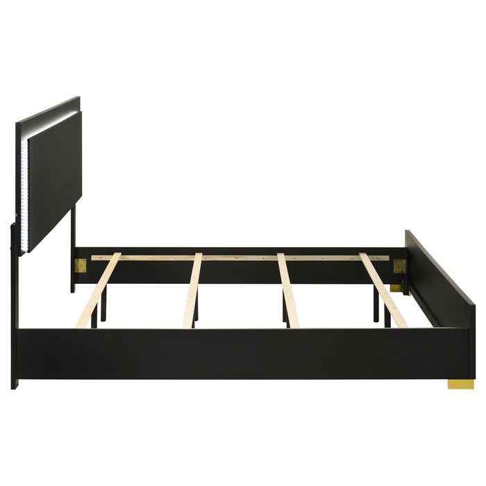 Five Star Furniture - Marceline Panel Bed with LED Lighting