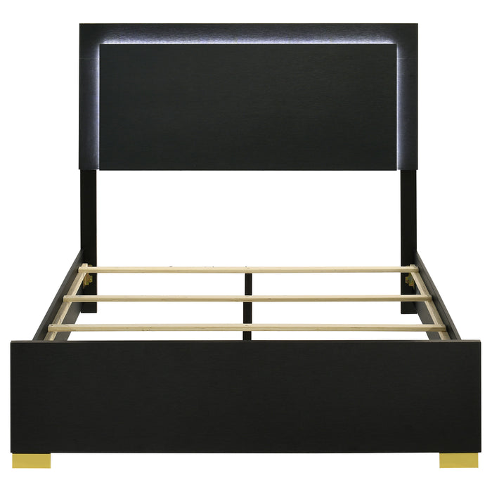 Five Star Furniture - Marceline Panel Bed with LED Lighting