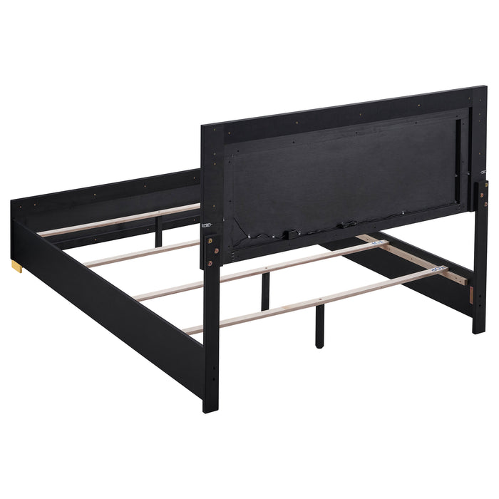 Five Star Furniture - Marceline Panel Bed with LED Lighting