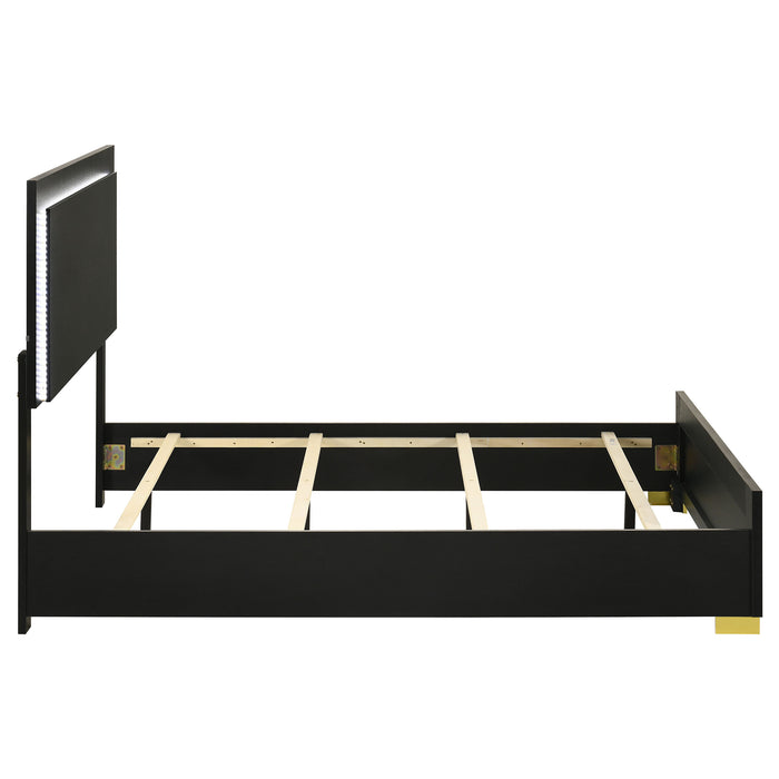 Five Star Furniture - Marceline Panel Bed with LED Lighting