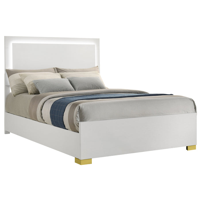 Five Star Furniture - Marceline Panel Bed with LED Lighting