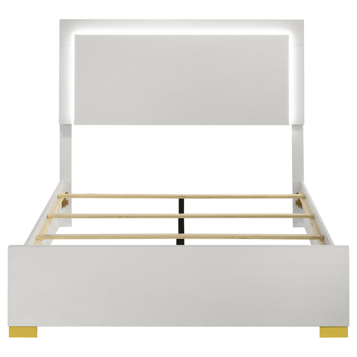 Five Star Furniture - Marceline Panel Bed with LED Lighting
