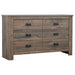 Five Star Furniture - Frederick 6-drawer Dresser Weathered Oak image