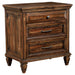 Five Star Furniture - Avenue 3-drawer Nightstand Weathered Burnished Brown image