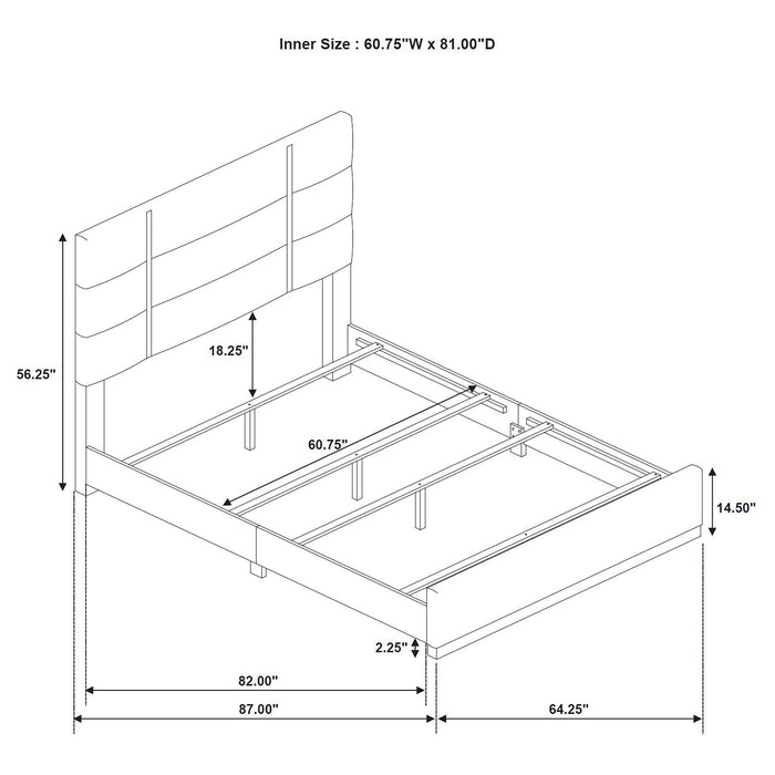 Five Star Furniture - Ines Panel Bed