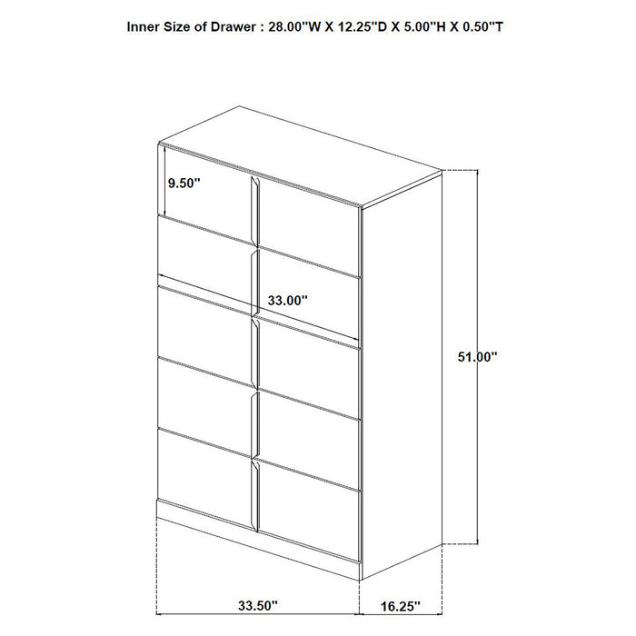 Five Star Furniture - Ines Chest of Drawers