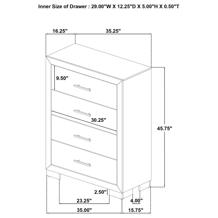Five Star Furniture - Arielle Chest of Drawers