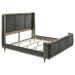 Five Star Furniture - Alderwood Eastern King Upholstered Panel Bed Charcoal Grey image