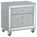 Five Star Furniture - Gunnison 2-drawer Nightstand Silver Metallic image