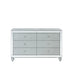 Five Star Furniture - Gunnison 6-drawer Dresser Silver Metallic image