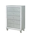 Five Star Furniture - Gunnison 5-drawer Chest Silver Metallic image