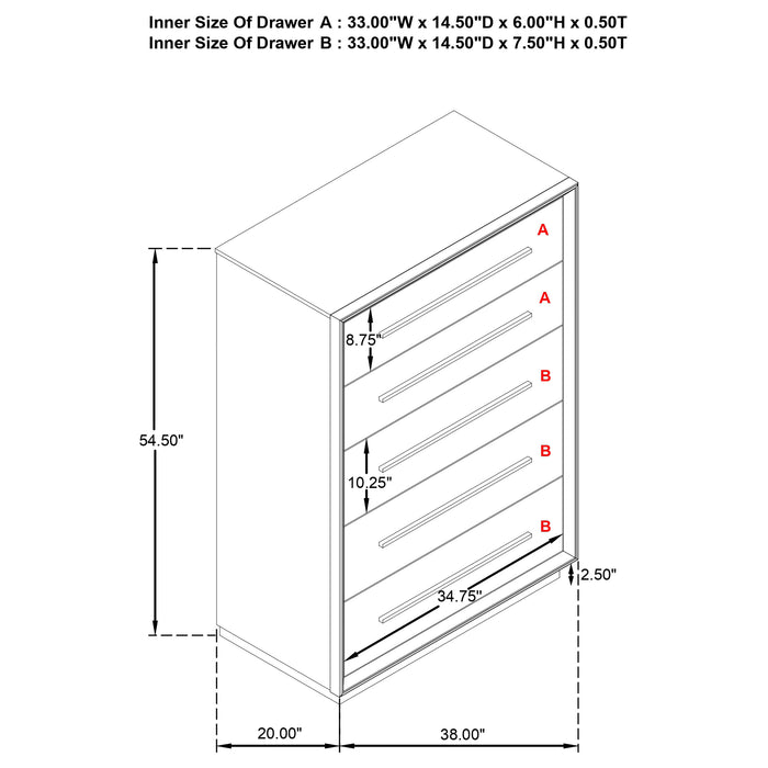 Five Star Furniture - Durango Chest of Drawers