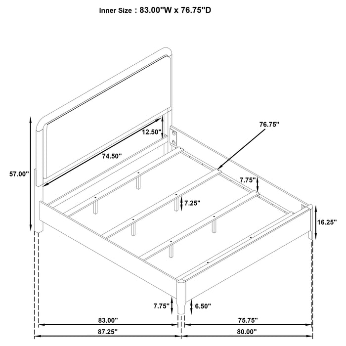 Five Star Furniture - Maderia Panel Bed