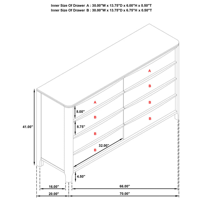 Five Star Furniture - Maderia Dresser