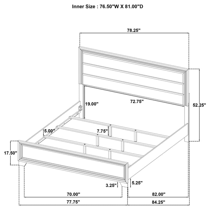 Five Star Furniture - Wright Panel Bed