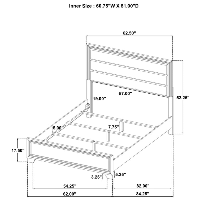 Five Star Furniture - Wright Panel Bed