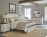 Five Star Furniture - Hillcrest 4-piece Eastern King Panel Bedroom Set White and Dark Rum image